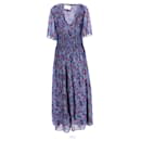 Tommy Hilfiger Womens Floral Festival Maxi Dress in Blue Polyester