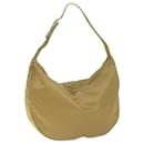 Christian Dior Shoulder Bag Nylon Beige Auth bs10499