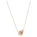 Cartier Love Necklace in 18k Rose Gold 0.3 ctw