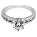 TIFFANY & CO. Bague de fiançailles diamant en platine G VVS1 1.05 ctw - Tiffany & Co