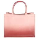 Christian Dior Pink Gradient Leather Medium Book Tote