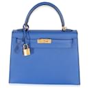 Hermès Epsom Bleu Royal Sellier Kelly 25 GHW
