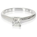 TIFFANY & CO. Anello di fidanzamento con diamante Lucida in platino E VS2 0.52 ctw - Tiffany & Co