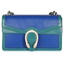Bolsa pequena Dionysus em couro de bezerro Gucci Azul Verde