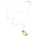 Gold Necklace with Yellow Beryl. - Autre Marque