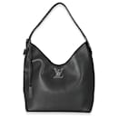 Louis Vuitton Black calf leather Lockme Hobo