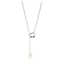 TIFFANY & CO. Elsa Peretti Open Heart Lariat Necklace in Sterling Silver - Tiffany & Co