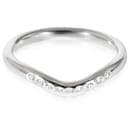 TIFFANY & CO. Fede nuziale curva Elsa Peretti in platino 0.07 ctw - Tiffany & Co