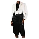 White cropped jacket - size UK 8 - Alexander Mcqueen