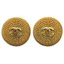 Chanel Gold CC Clip On Earrings