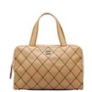 Chanel Wild Stitch Handbag Leather Handbag in Good condition