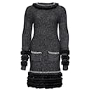 Arctic Ice Collection Fluffy Cashmere Dress - Chanel