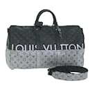 LOUIS VUITTON Eclipse Split Keepall Bandouliere 50 Boston Bag M43817 auth 57012A - Louis Vuitton