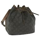 Bolsa de ombro LOUIS VUITTON Monogram Petit Noe M42226 Autenticação de LV 64748 - Louis Vuitton