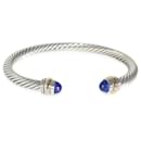 David Yurman 5 mm Cable Classic Lapis Cuff in 14k yellow gold/sterling silver