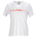Womens Signature Logo Organic Cotton T Shirt - Tommy Hilfiger