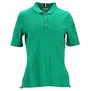 Tommy Hilfiger Polo Essential Regular Fit pour femme en coton vert