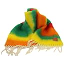Loewe Striped Fringed Scarf in Multicolor Mohair
