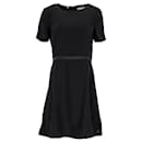 Tommy Hilfiger Damen-Kleid mit regulärer Passform aus schwarzem Polyester