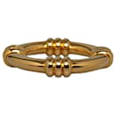 Anel de lenço de metal dourado Hermes - Hermès