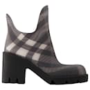 Botas Lf Marsh Heel - Burberry - Outros - Preto