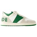 Rhecess Low Sneakers - Rhude - Leather - White/green - Autre Marque