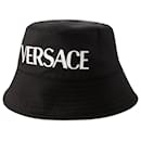 Hat - Versace - Nylon - Black