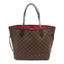 Louis Vuitton Damier Ebene Neverfull MM  Canvas Tote Bag N51105 in Excellent condition
