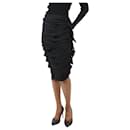 Falda escalonada negra - talla UK 10 - Lanvin