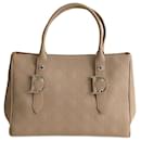Dior Dior cannage tote handbag in beige leather