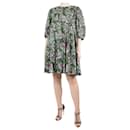Green floral printed dress - size UK 12 - Autre Marque