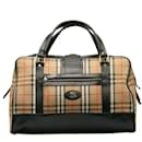 Bolsa de viagem de lona Haymarket Check - Burberry