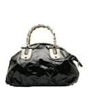Dialux Pop Bamboo Patent Bowler-Tasche 189867 - Gucci