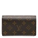 Louis Vuitton Monogram Porte-Monnaie Tresor Wallet Canvas Short Wallet M61730 en bon état