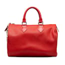 Louis Vuitton Epi Speedy rosso 30 Boston Bag