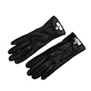 Black Hermes Soya Cadena Gloves - Hermès