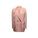 Light Pink Blazer Issimo lined-Breasted Blazer Size US S/M - Autre Marque