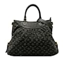 Bolso satchel Neo Cabby GM de mezclilla con monograma de Louis Vuitton negro