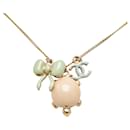 CC Turtle Ribbon Necklace - Chanel