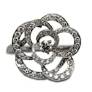 Chanel 18K Camellia Collection Ring Metallring in ausgezeichnetem Zustand