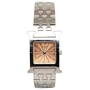 Hermes Silver Quartz Heure H Watch - Hermès