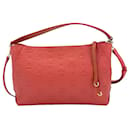 MCM Klara leather hobo bag 2Way shoulder bag handbag bag bag coral red