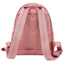 MCM Nylon Backpack Small Backpack Pink Silver LogoPrint Old Pink