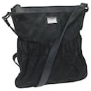 BURBERRY Nova Check Shoulder Bag Nylon Black Auth 64656 - Burberry