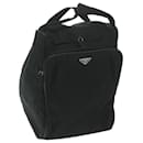 PRADA Hand Bag Nylon Black Auth 64366 - Prada