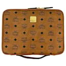 MCM iPad case 11 Zoll Visetos Case Pouch Small Cognac Bag LogoPrint