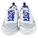 Dior Homme White/Blue B21 Neo Sneakers