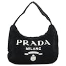 Black Re-Edition 2000 terry mini bag - Prada