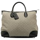 Gucci Brown Large Diamante Travel Bag