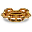 Anello per sciarpa Hermes in regata dorata - Hermès